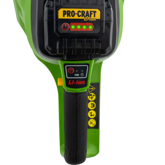 Drujba cu acumulator Procraft - PKA40LI, 40V, 4Ah, 5000Rpm -